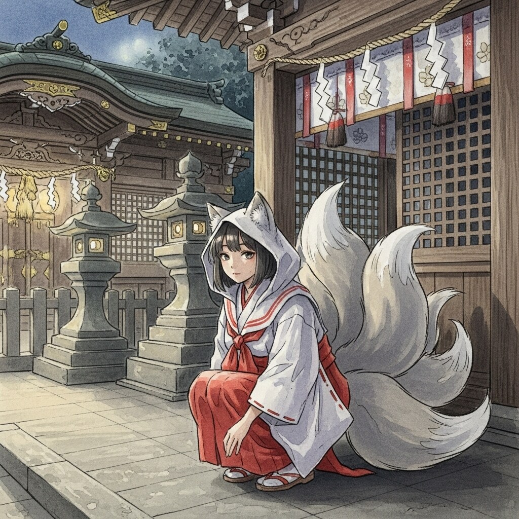 九尾の狐 | の人気AIイラスト・グラビア