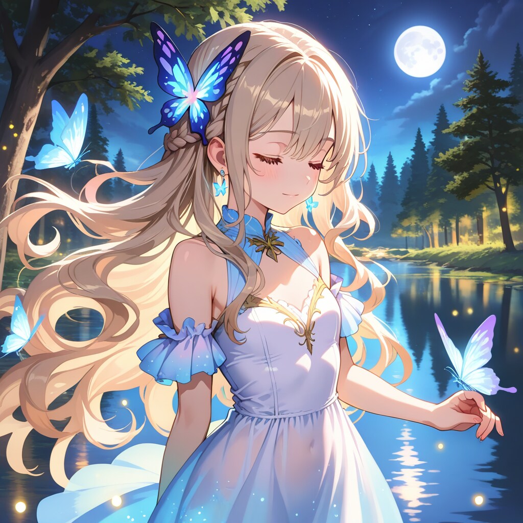 月光蝶 | の人気AIイラスト・グラビア