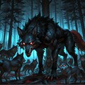 暗い森のブラッドウルフ 2枚目