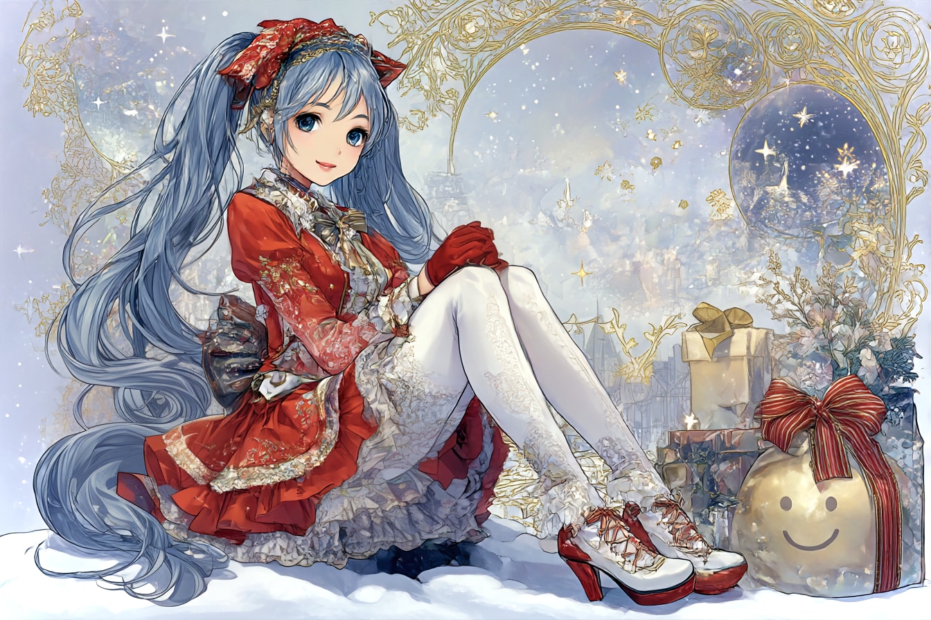 サンタガール-09 | の人気AIイラスト・グラビア