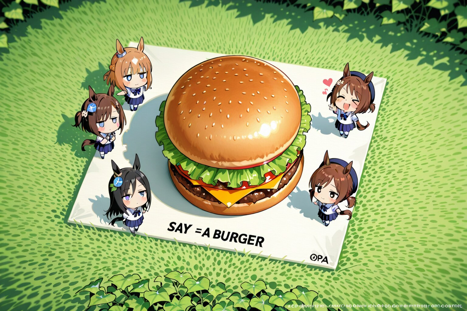 あ バーガー！。