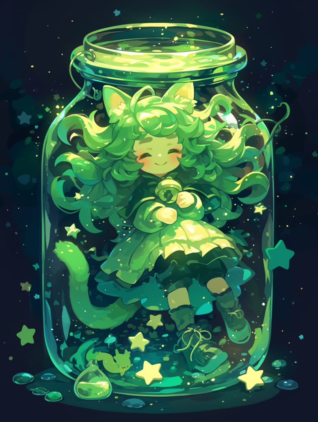 「瓶詰の少女」碧06