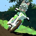 バイクとねず耳ちゃん 8枚目
