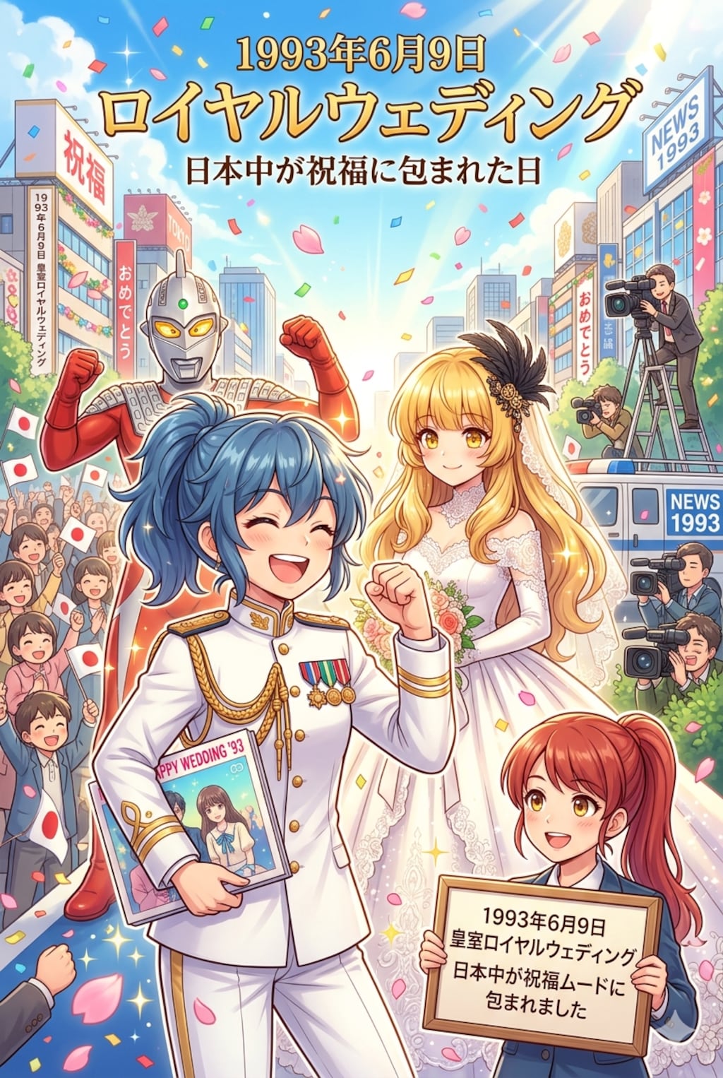 6月9日は皇太子殿下と雅子さまのご成婚の日