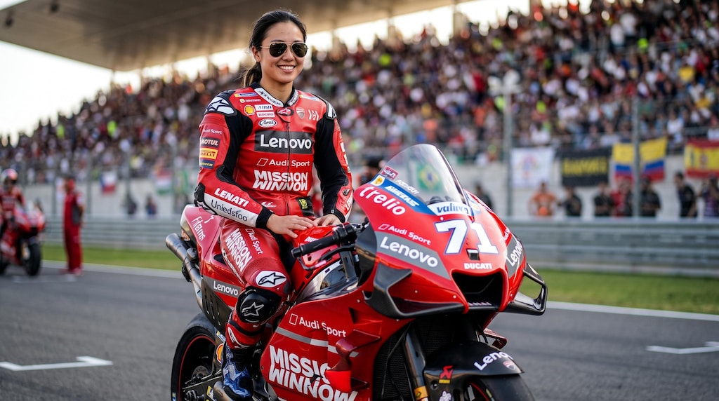 モトGPライダーになる。