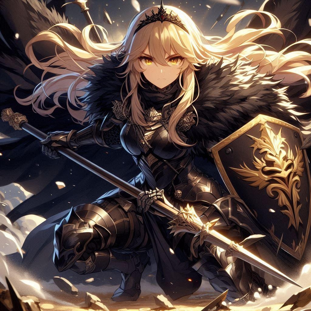 ブロンドの女騎士さん558