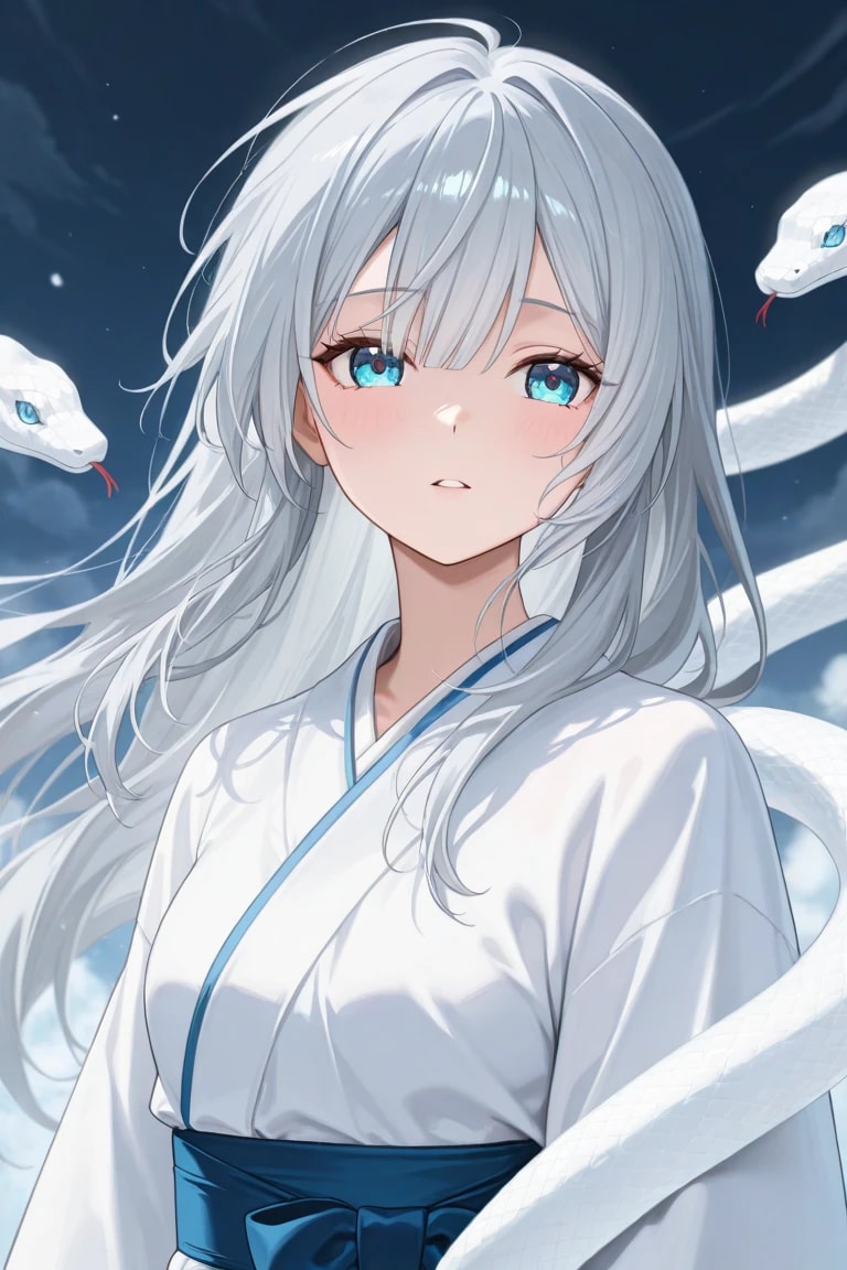 白ヘビの御神体 | の人気AIイラスト・グラビア