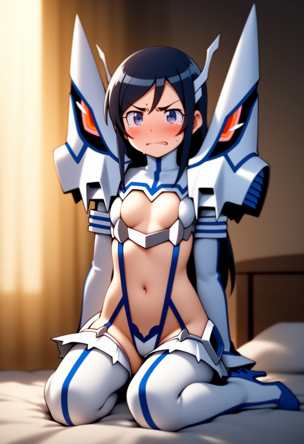 露出の多い衣装を着た新垣あやせ