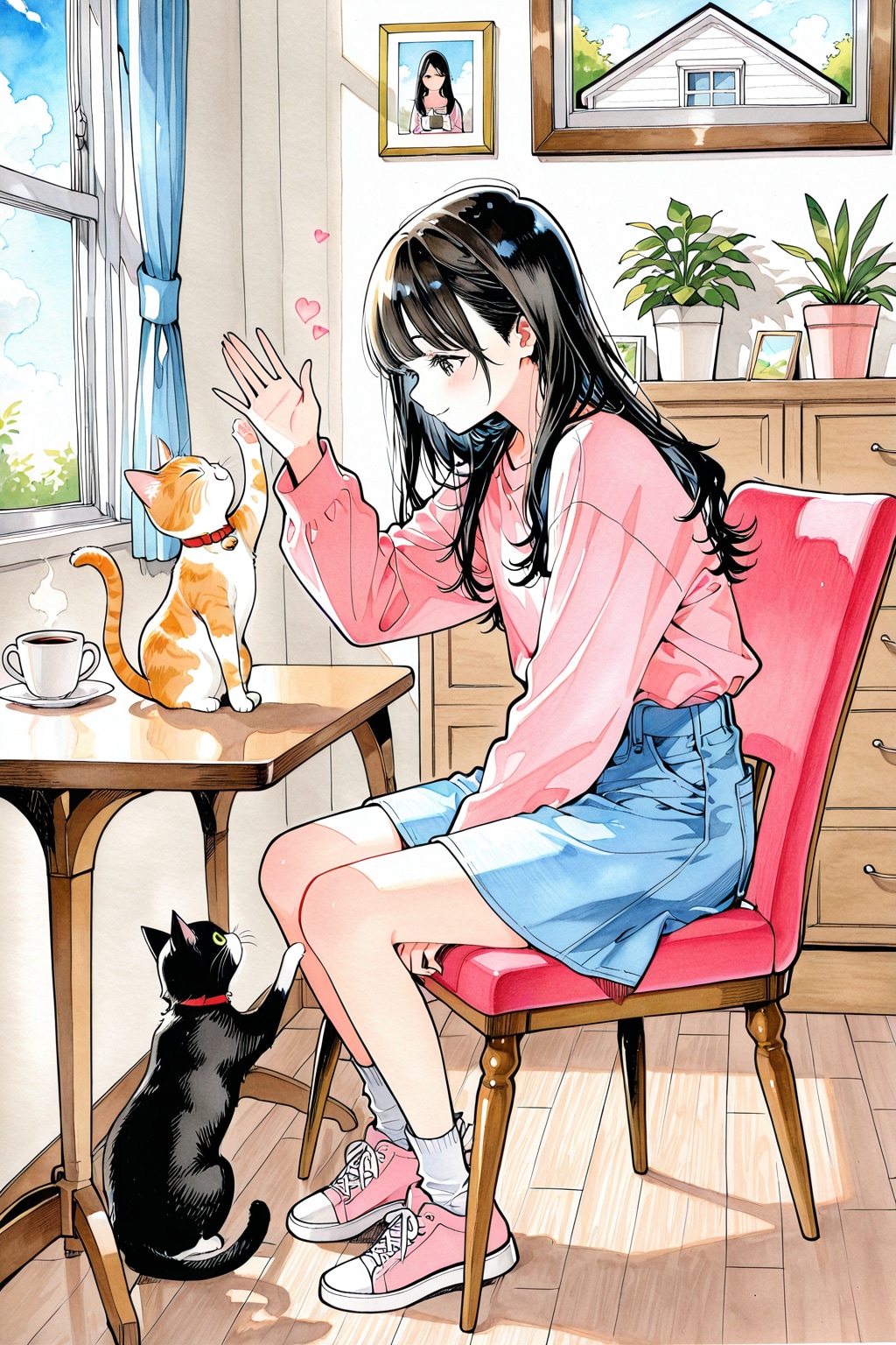 ハイタッチ(PHOENIX)(7) | の人気AIイラスト・グラビア