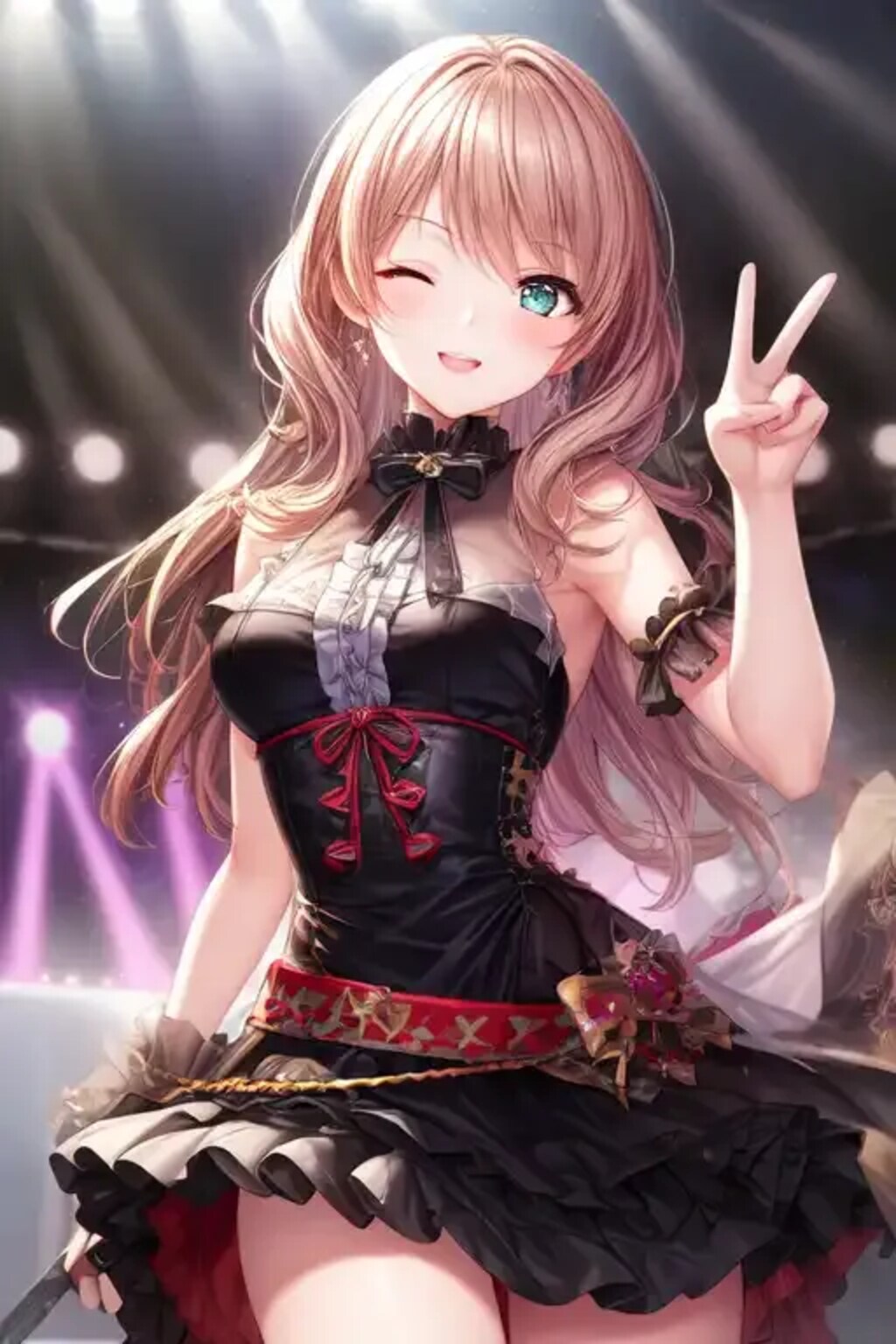 ちちぷい２周年を祝うアイドルの少女たち