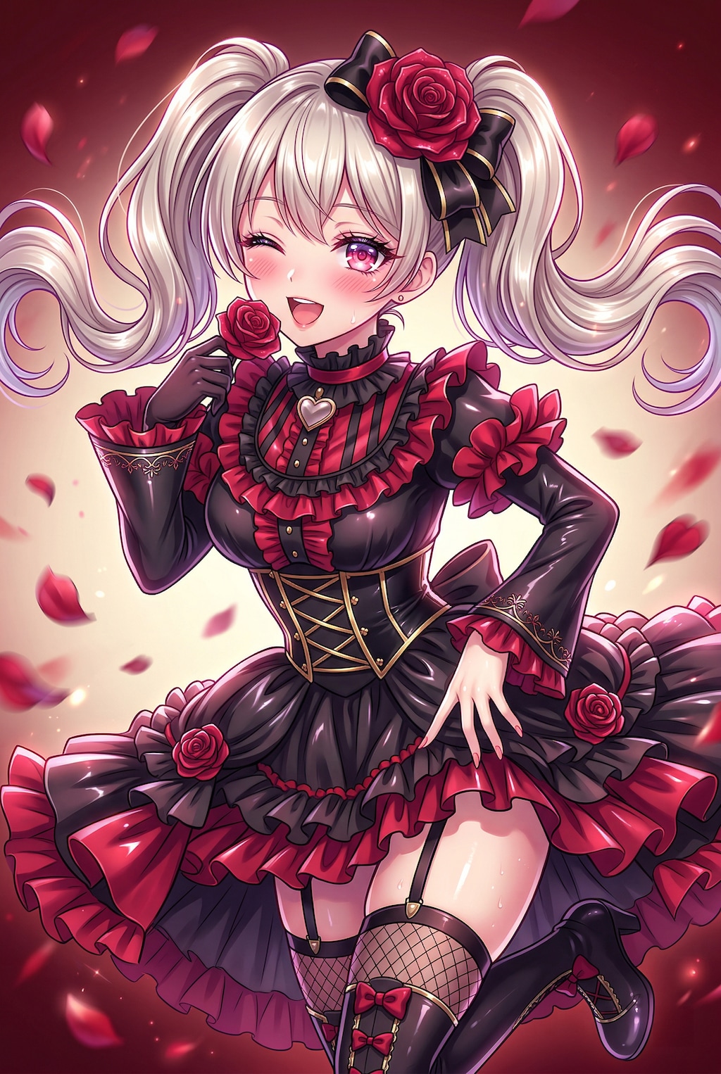 薔薇舞う黎明の微笑