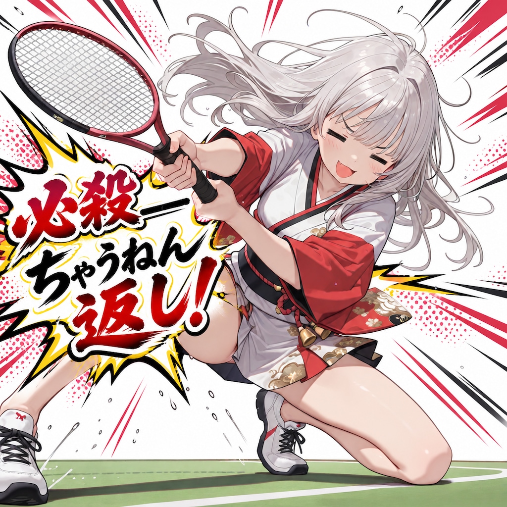 着物でカウンターショットのちゃうねんガール