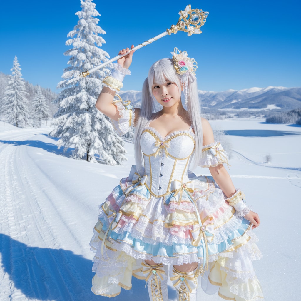 白ツイさん。雪原のアイドル。 | の人気AIイラスト・グラビア