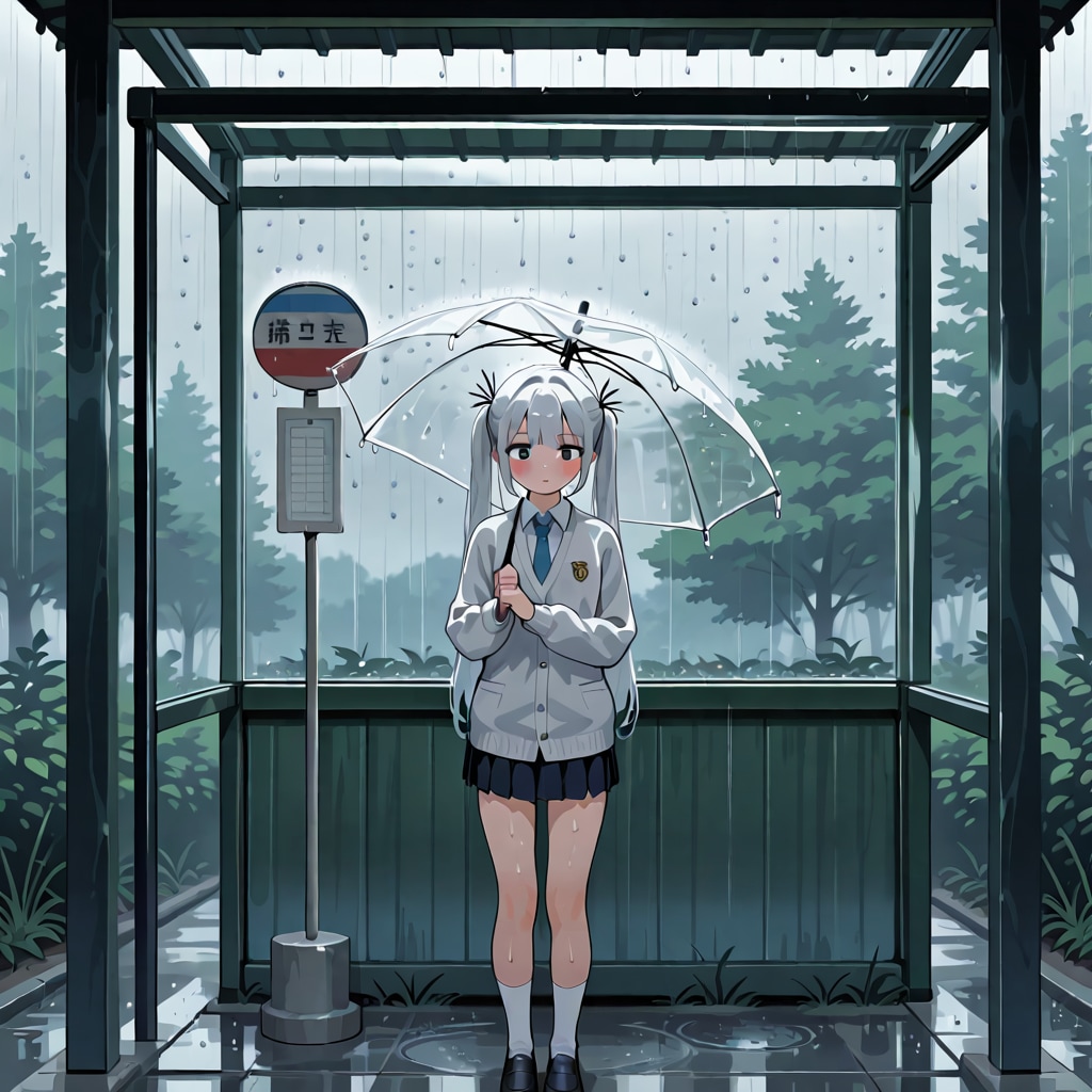 雨宿り