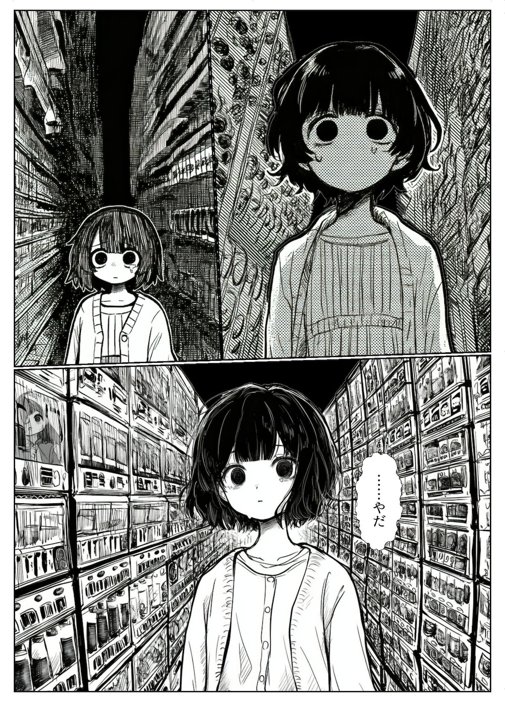 プロンプトのみでホラー漫画を作ってみたけど「ガチャ率」が高い件