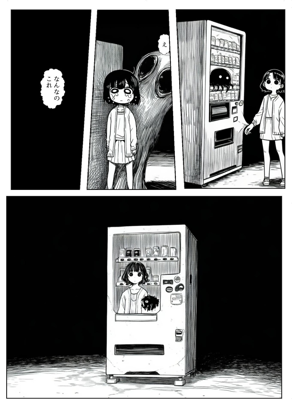 プロンプトのみでホラー漫画を作ってみたけど「ガチャ率」が高い件