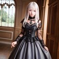 ゴスロリファッションの女の子 2枚目