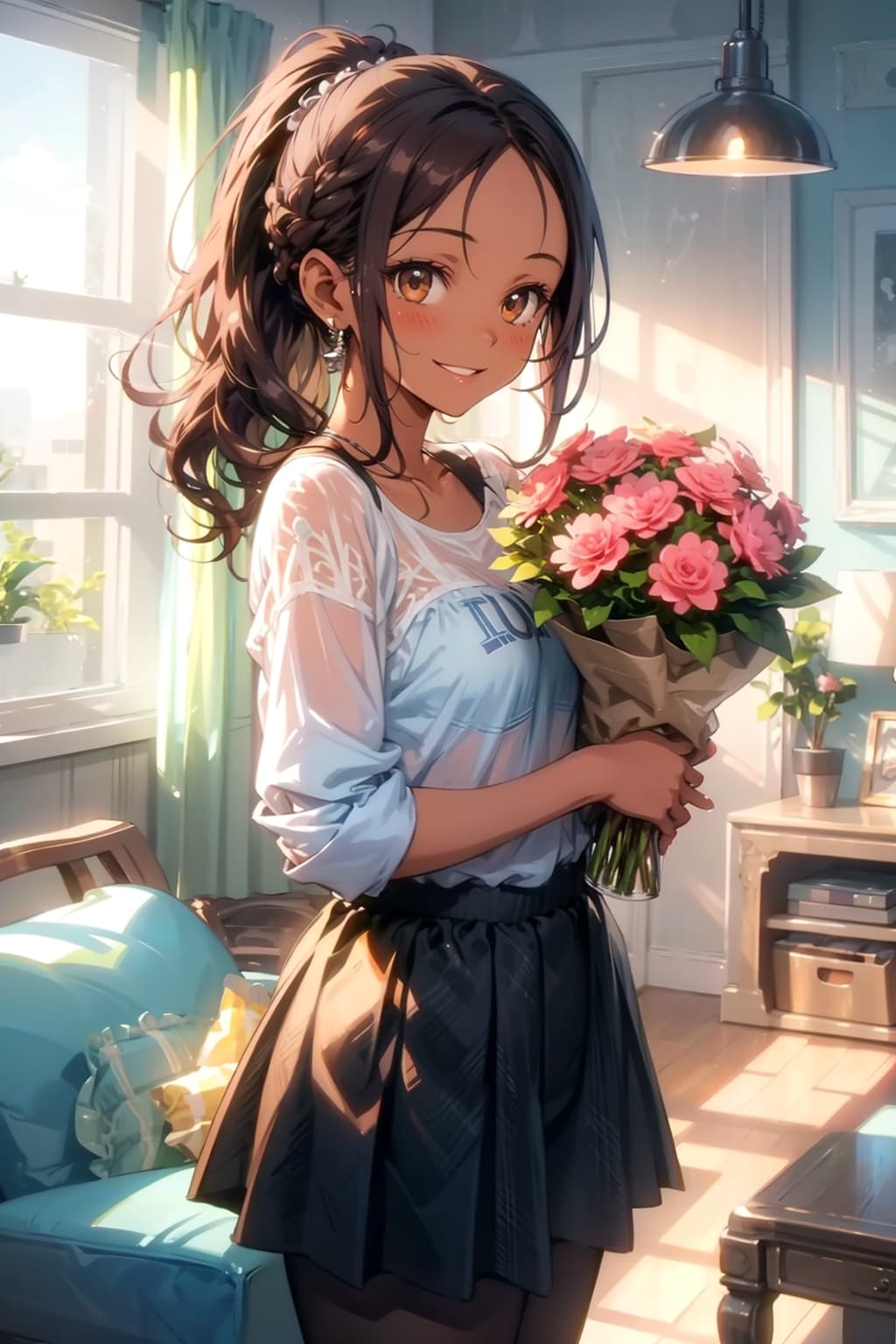 花を贈る | の人気AIイラスト・グラビア