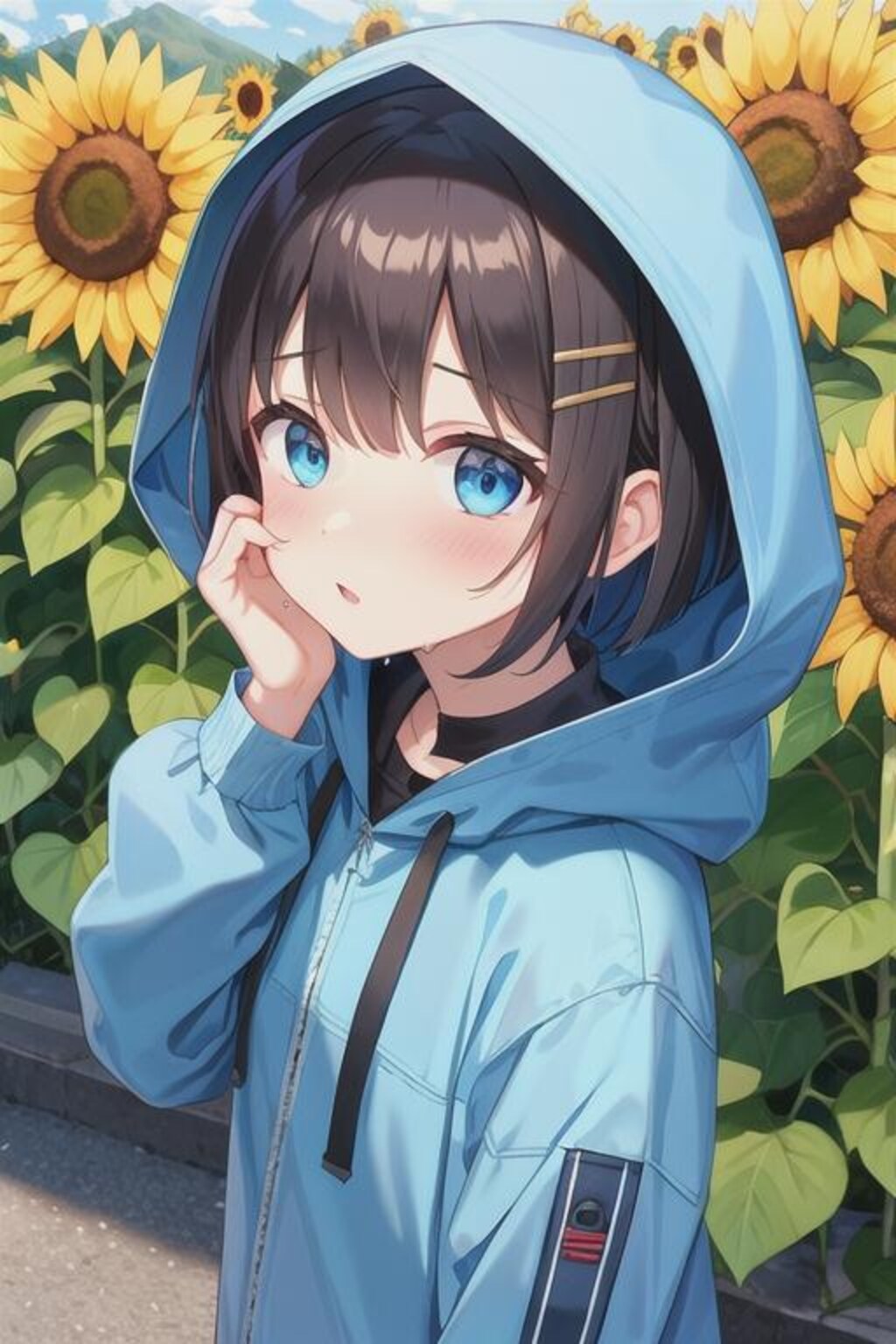 梅雨明けしてないのにひまわりが咲く