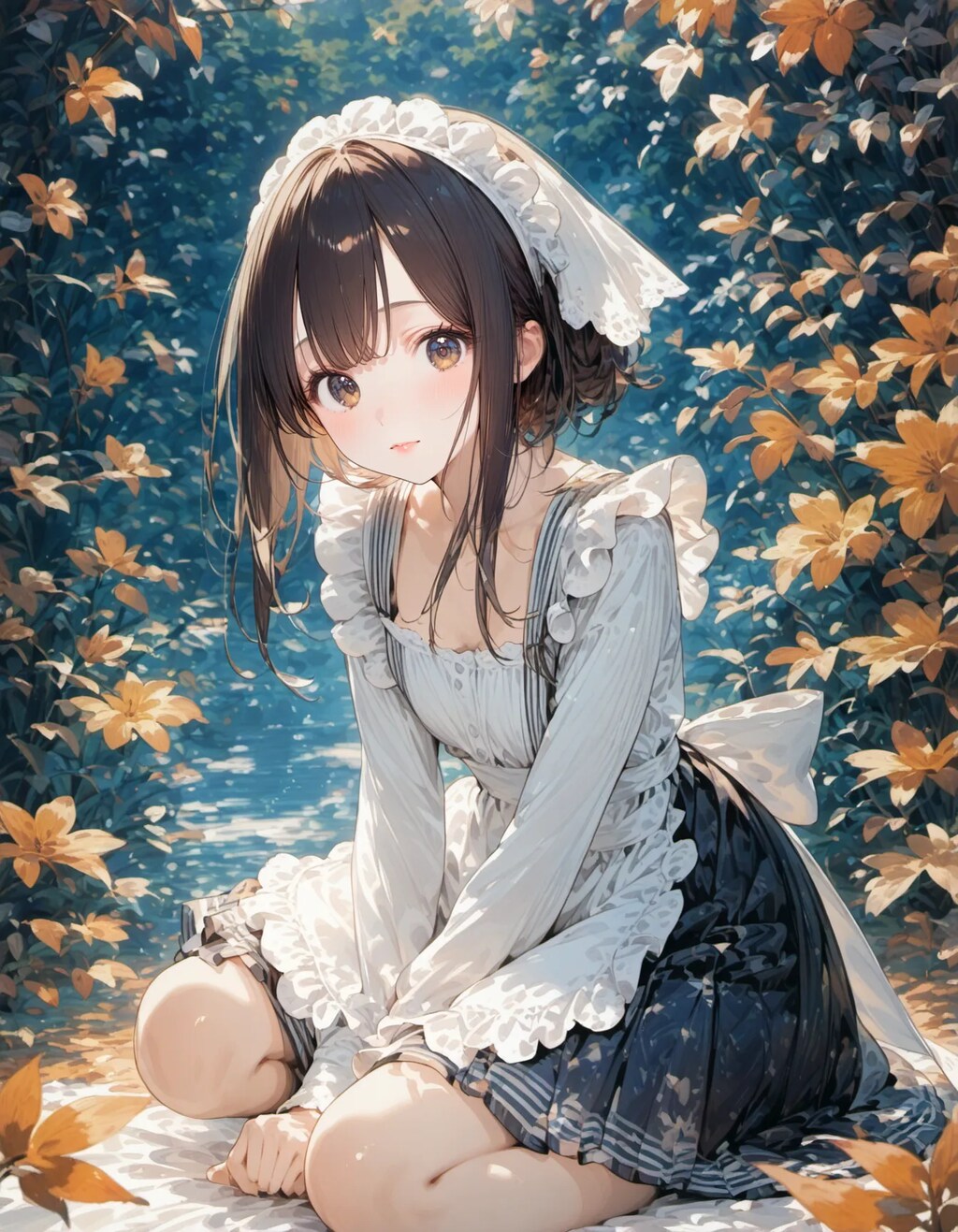 Blossoms by the Gentle Stream