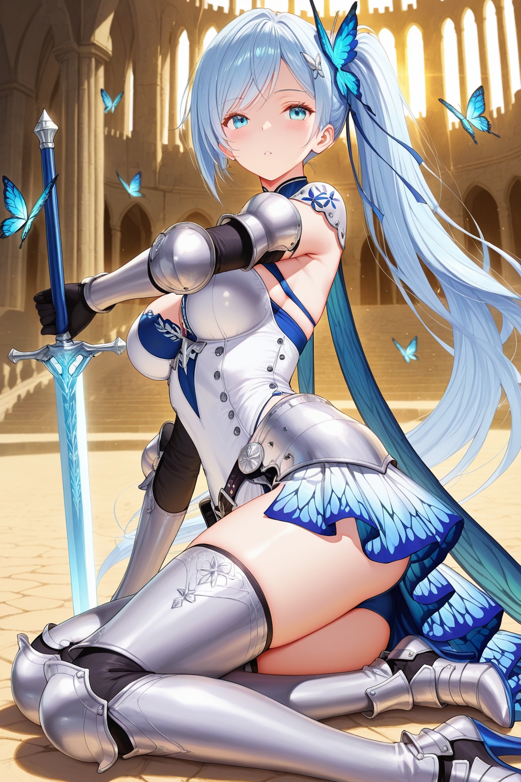 レオタードアーマーの魔法剣士②