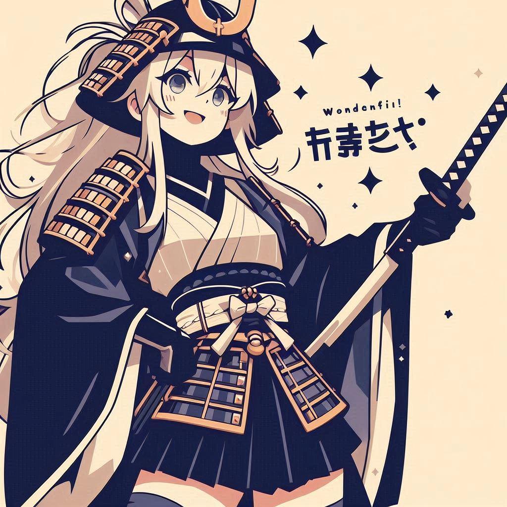 かわいい侍 (サムライ39) | の人気AIイラスト・グラビア