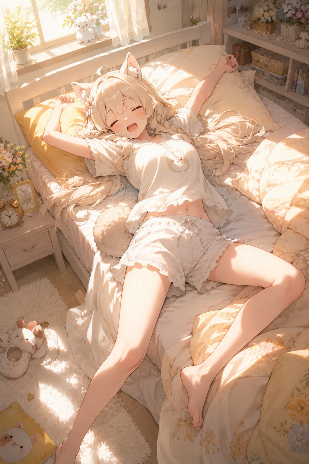 アルパカちゃんの寝相は悪い