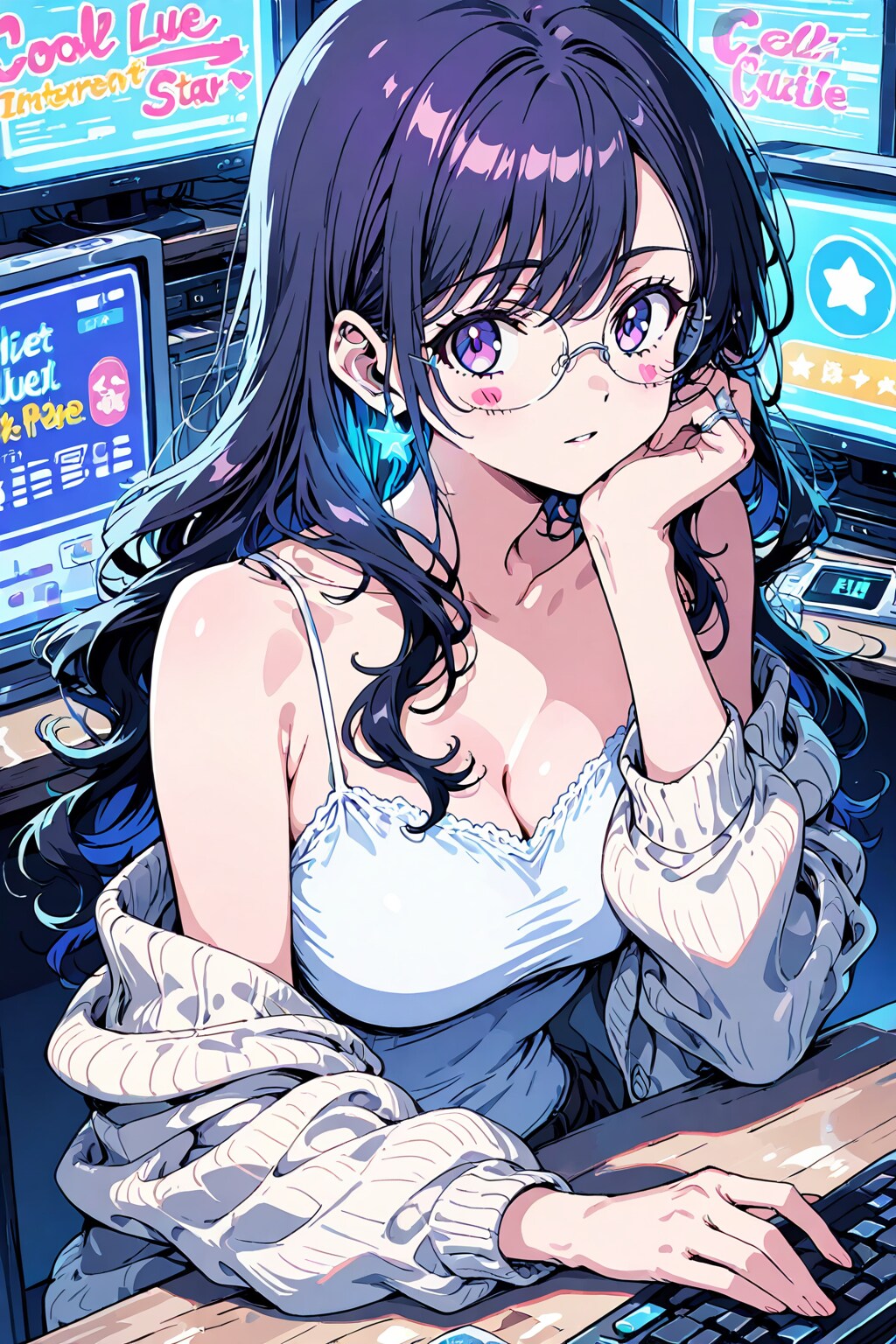 ネカフェにて