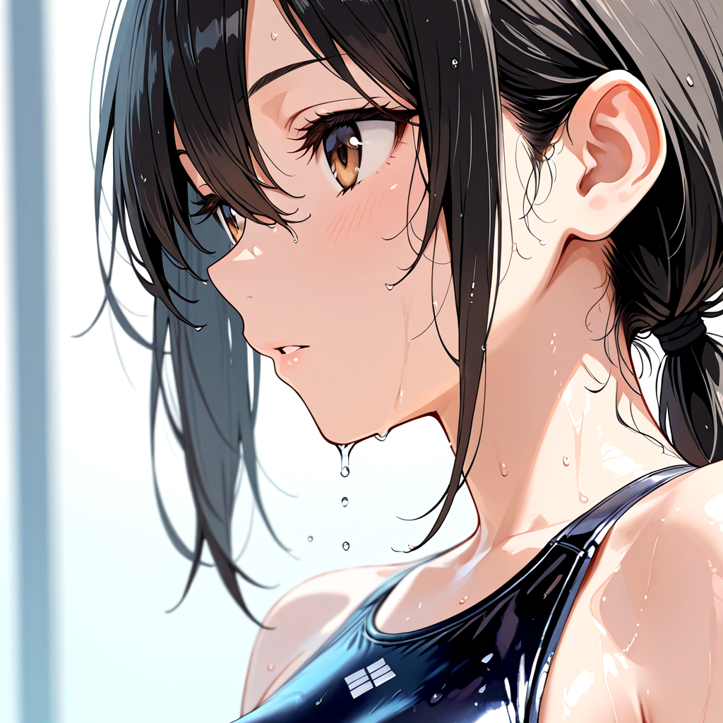 濡れ顔