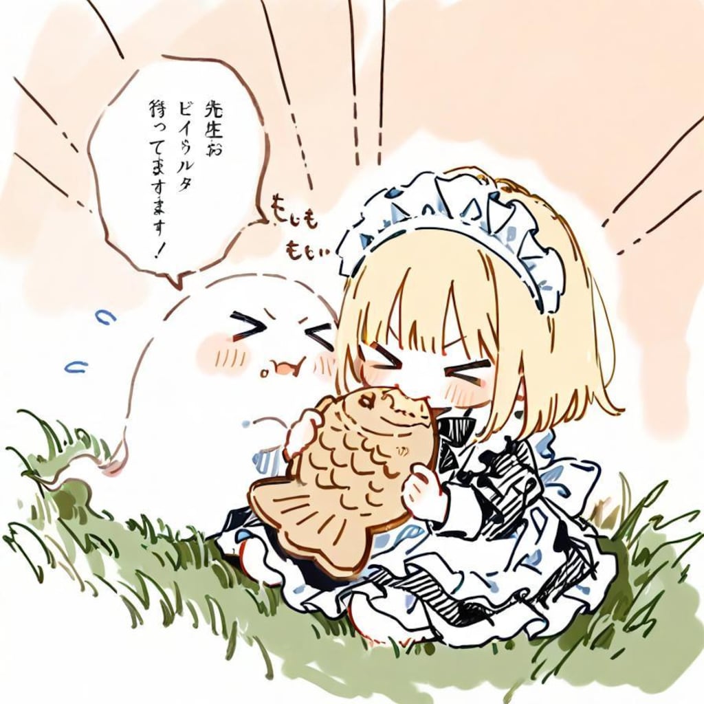 遅めのオヤツに鯛焼きを✨(ºωº э)З