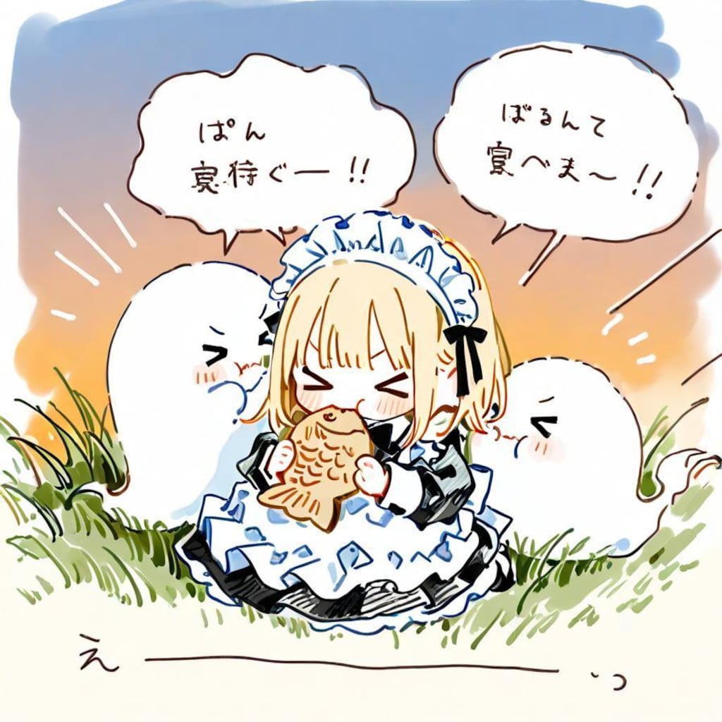 遅めのオヤツに鯛焼きを✨(ºωº э)З