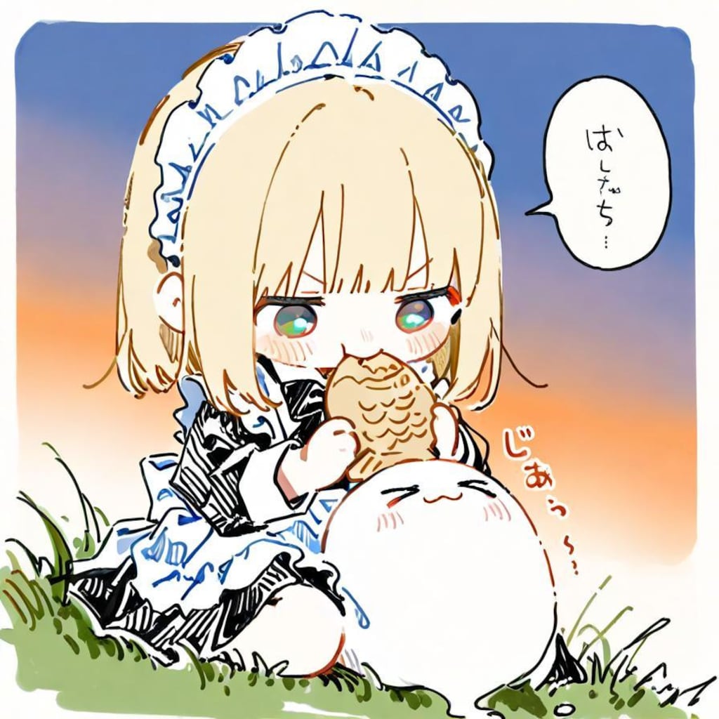 遅めのオヤツに鯛焼きを✨(ºωº э)З