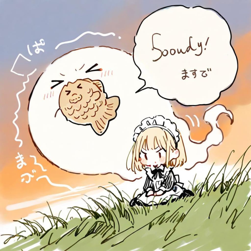 遅めのオヤツに鯛焼きを✨(ºωº э)З