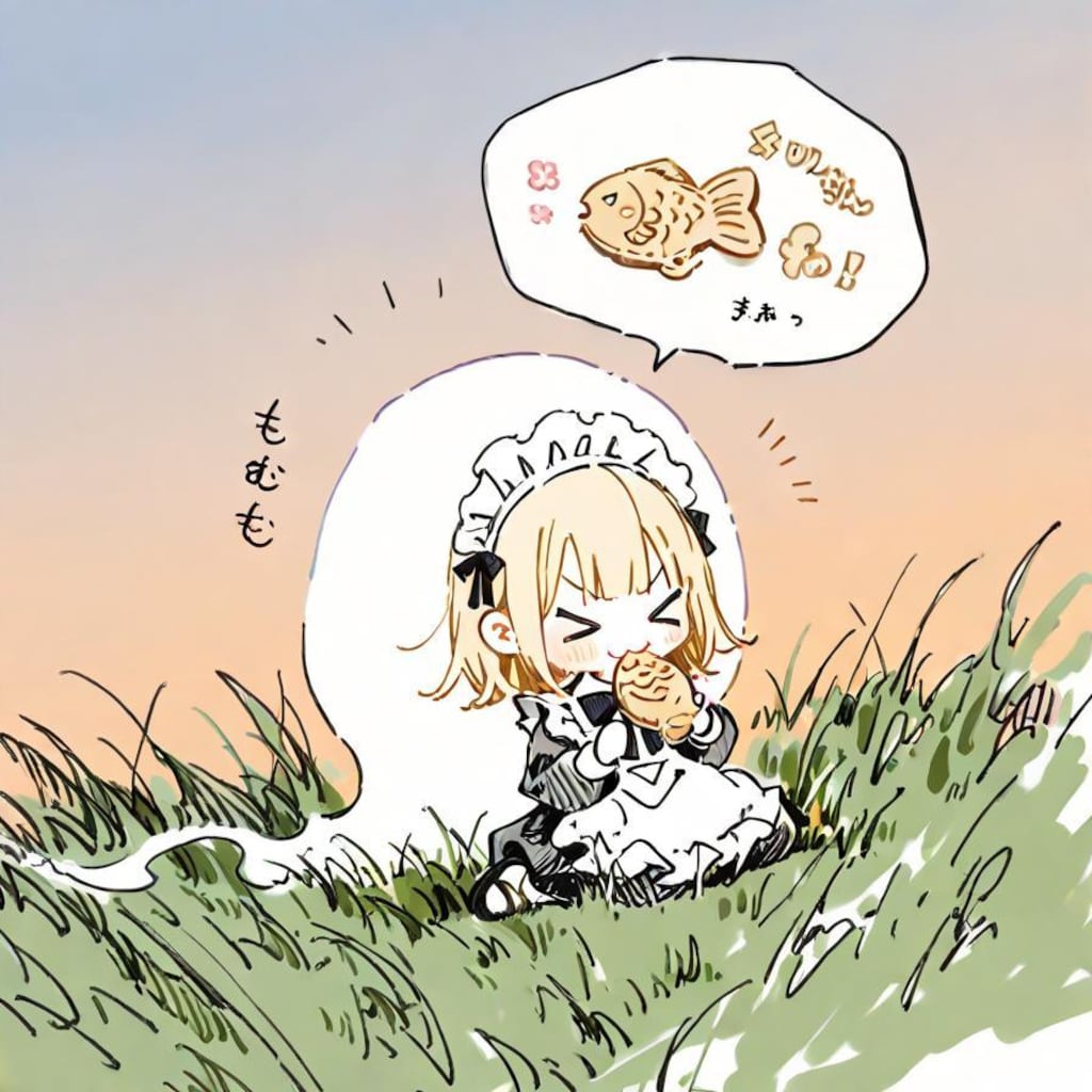 遅めのオヤツに鯛焼きを✨(ºωº э)З