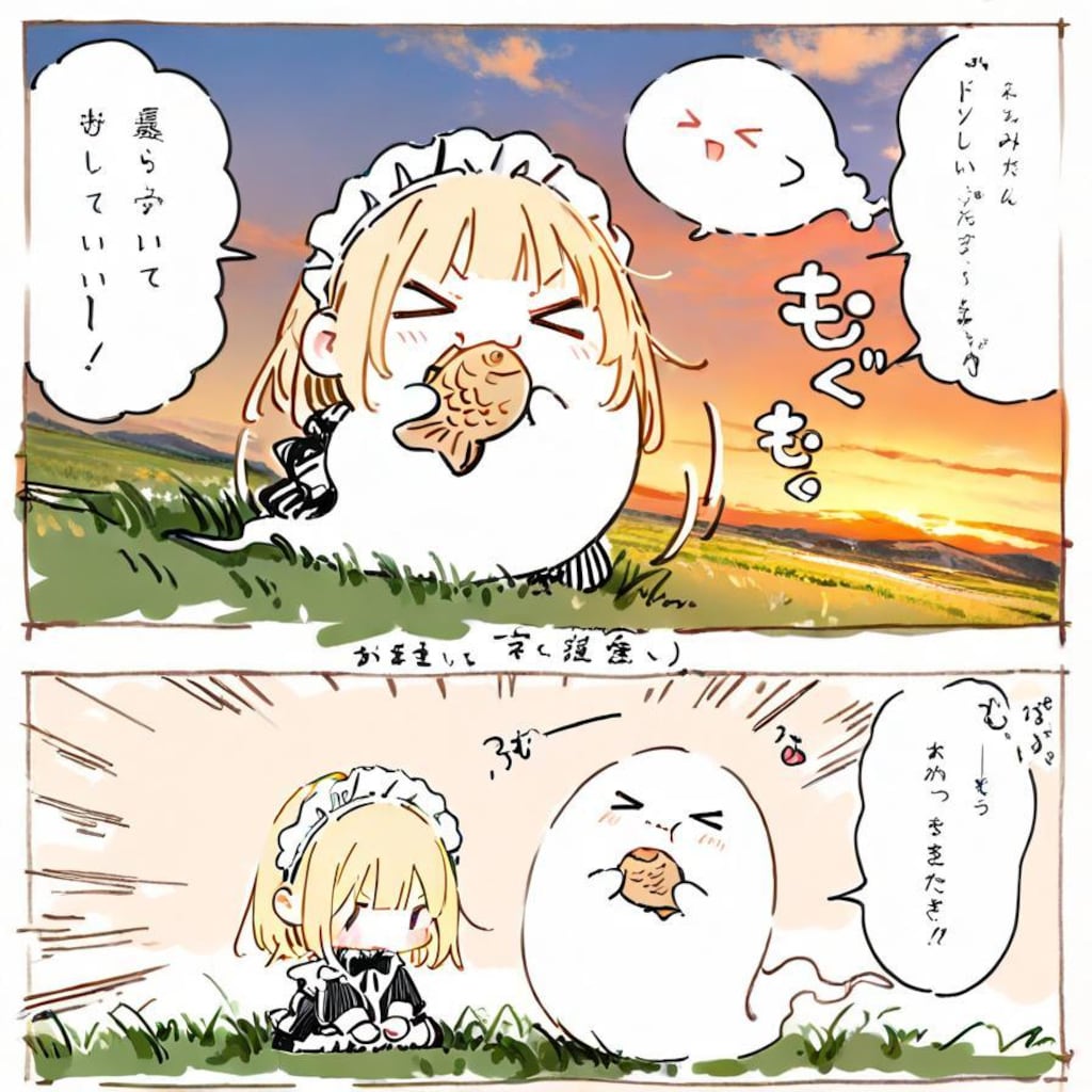 遅めのオヤツに鯛焼きを✨(ºωº э)З