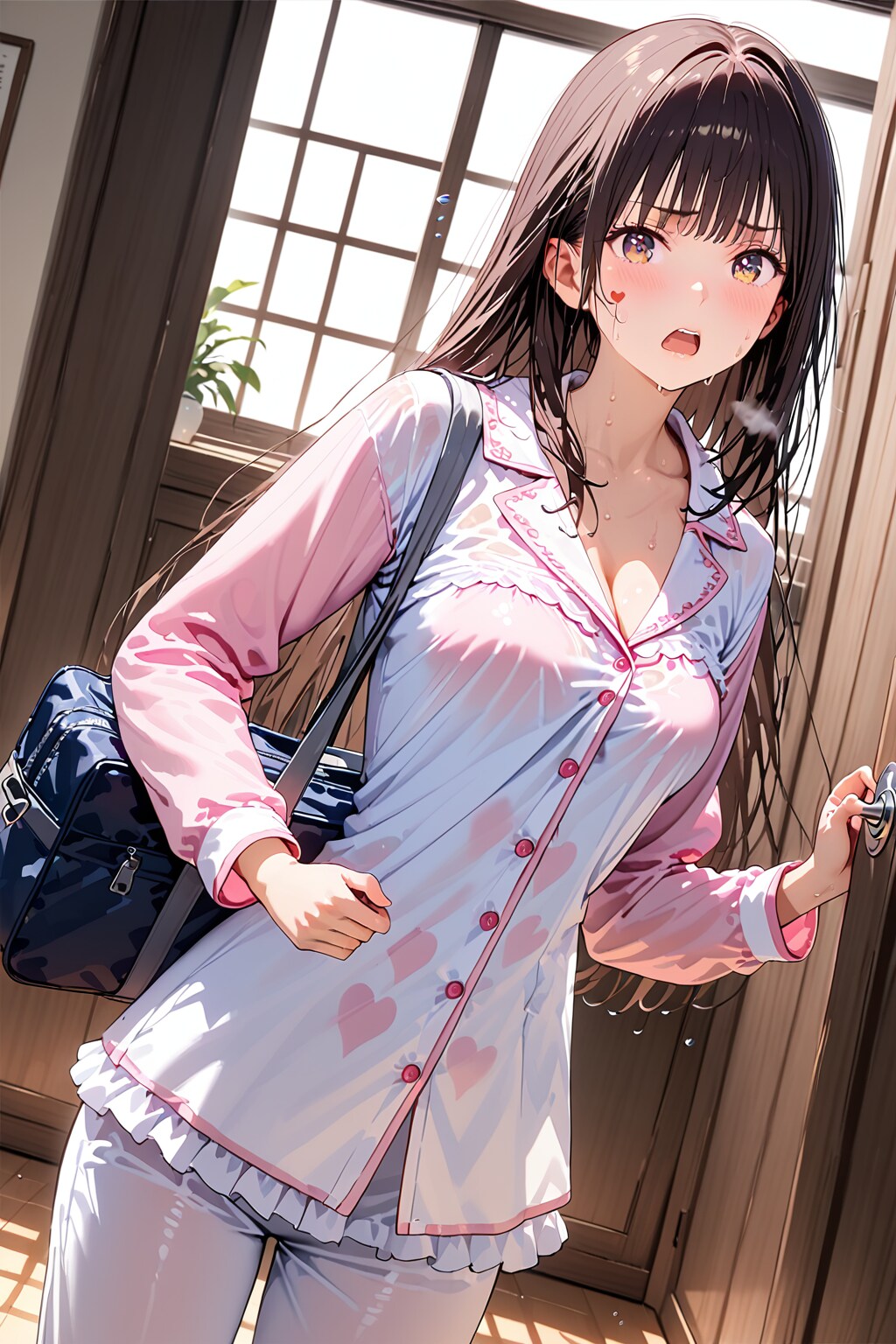 パジャマで登校