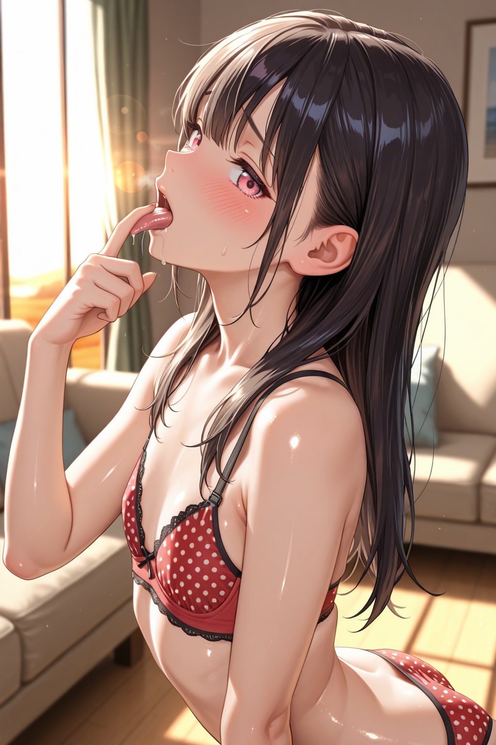 「こっちの向きの方がイイの・・・？」