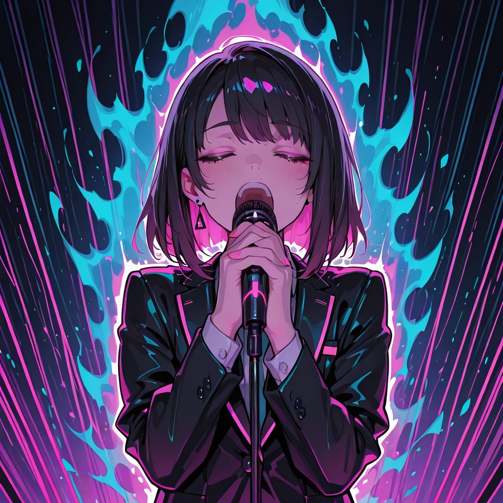 【E】歌うッ！ | の人気AIイラスト・グラビア