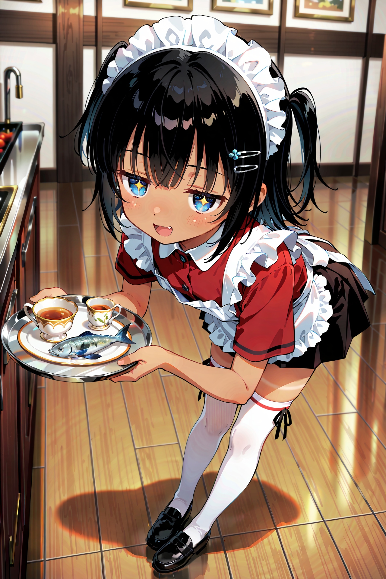 ウェイトレスなこなつちゃん Z312 | の人気AIイラスト・グラビア