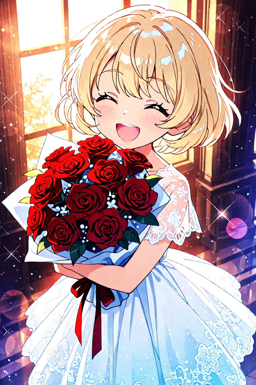 溢れる薔薇の贈り物 | の人気AIイラスト・グラビア