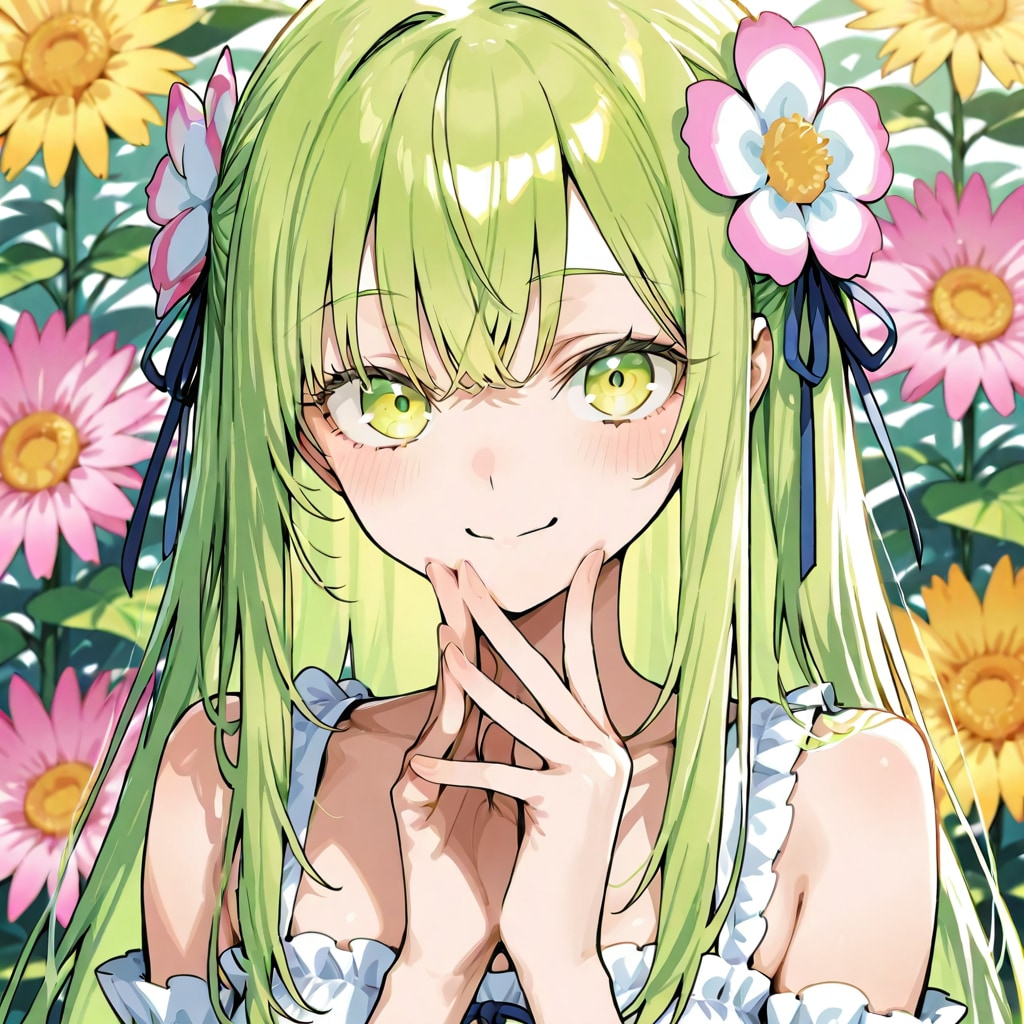 お花に包まれて