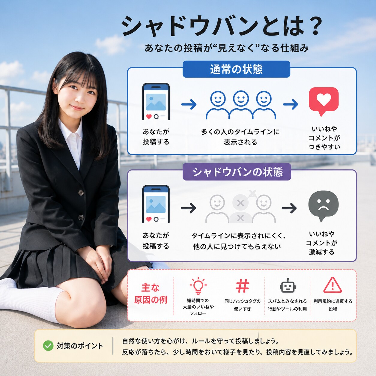 シャドウバンの図解