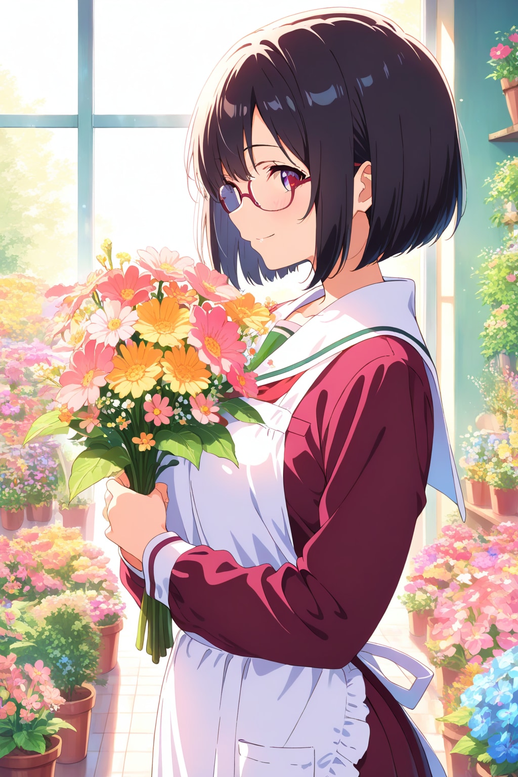 花屋の娘 | の人気AIイラスト・グラビア