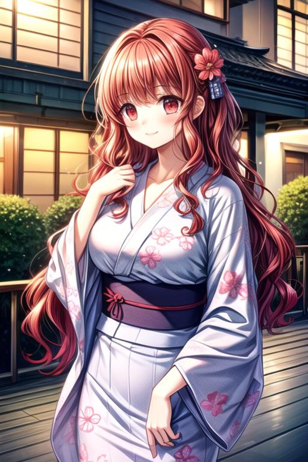 浴衣の看板娘たち