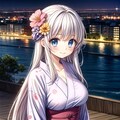 浴衣の看板娘たち 2枚目