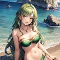 人魚シリーズ（緑髪） 6枚目