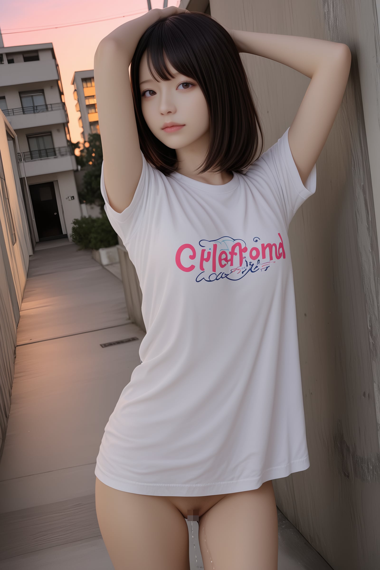 裸Ｔシャツ彼女