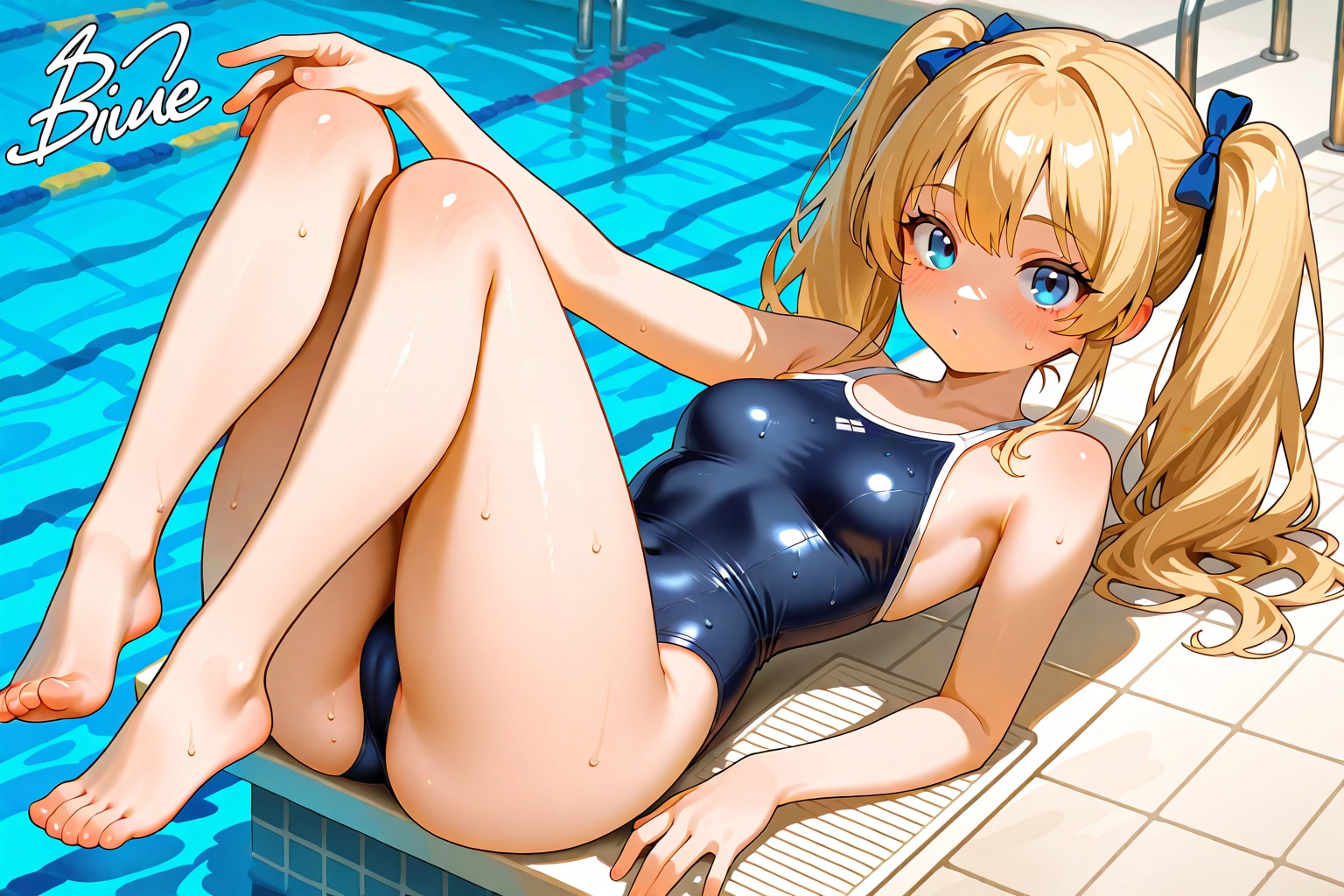 初投稿「スク水の女の子」