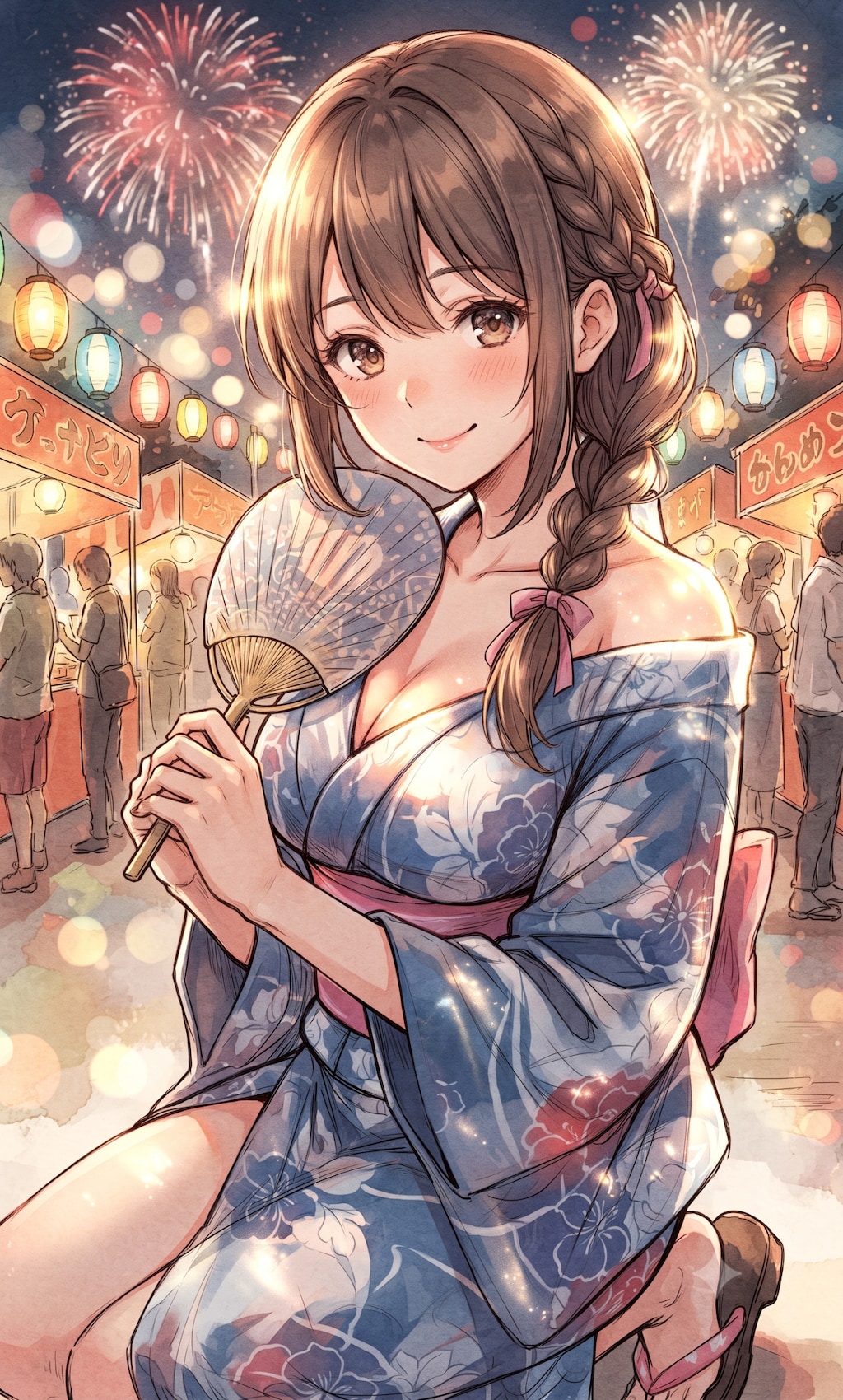お祭りの日