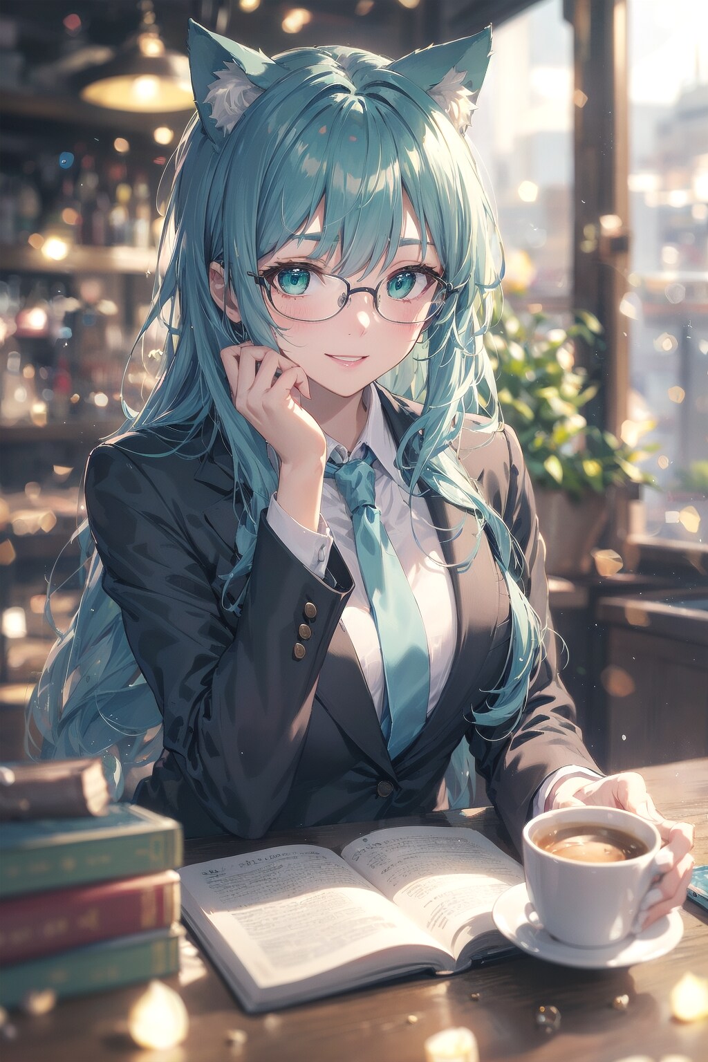 あら✨おはようございます🐱☕✨ | の人気AIイラスト・グラビア